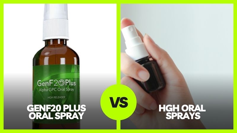 HGH Sprays vs. GenF20 Plus Oral Spray